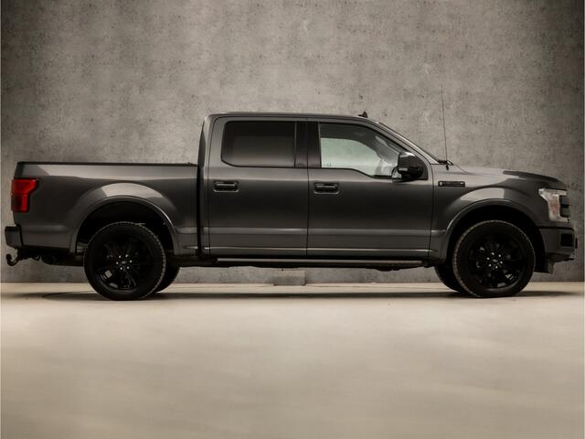 Ford F-150 FORD LARIAT 5.0 V8 402Pk Automaat (LPG, APPLE CARPLAY, TREEPLANKEN, LEDER, STOELKOELING/VERWARMING, MEMORY SEATS, CAMERA, TREKHAAK, NIEUWSTAAT)