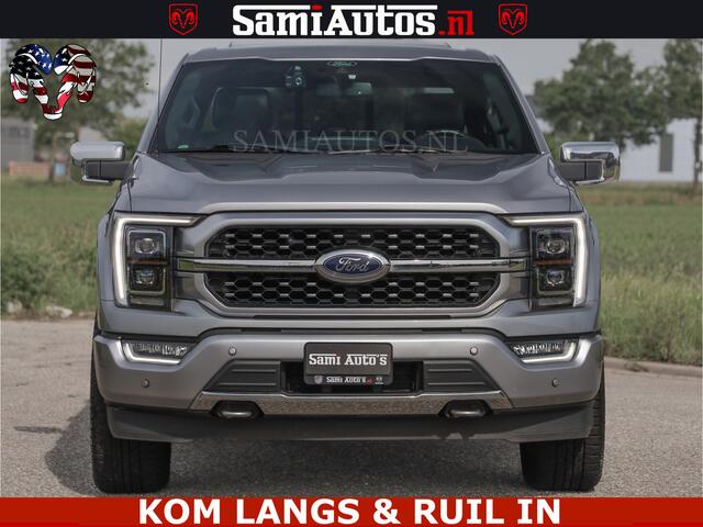 Ford F-150 PLATINUM | MASSAGE | PANO | GROOTSCHERM | COMFORT STOELEN | ADAPTIVE CRUISE | DC | DUBBELE CABINE | 5 PERSOONS | DC | DASH CAM | MASSAGE |
