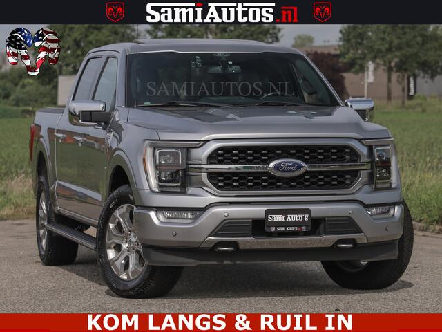 Ford F-150 PLATINUM | MASSAGE | PANO | GROOTSCHERM | COMFORT STOELEN | ADAPTIVE CRUISE | DC | DUBBELE CABINE | 5 PERSOONS | DC | DASH CAM | MASSAGE |