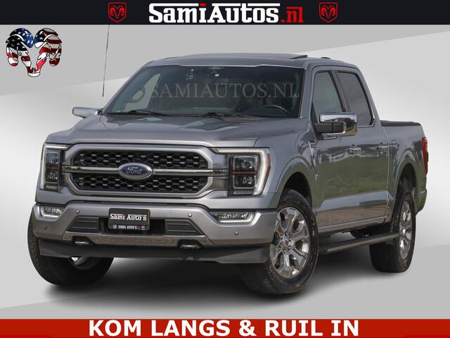 Ford F-150 PLATINUM | MASSAGE | PANO | GROOTSCHERM | COMFORT STOELEN | ADAPTIVE CRUISE | DC | DUBBELE CABINE | FACELIFT MODEL | GROOT SCHERM | 5 PERSOONS | DC | DASH CAM | MASSAGE | | De specialist in Amerikaanse pick-ups in Nederland en Europa.