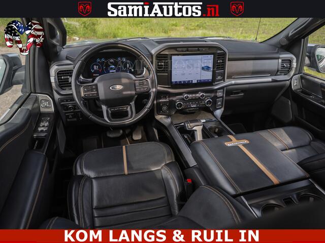 Ford F-150 PLATINUM | MASSAGE | PANO | GROOTSCHERM | COMFORT STOELEN | ADAPTIVE CRUISE | DC | DUBBELE CABINE | FACELIFT MODEL | GROOT SCHERM | 5 PERSOONS | DC | DASH CAM | MASSAGE | | De specialist in Amerikaanse pick-ups in Nederland en Europa.