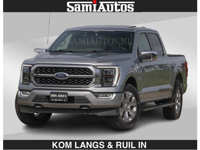 Ford F-150 PLATINUM | MASSAGE | PANO | GROOTSCHERM | COMFORT STOELEN | ADAPTIVE CRUISE | DC | DUBBELE CABINE | FACELIFT MODEL | GROOT SCHERM | 5 PERSOONS | DC | DASH CAM | MASSAGE | | De specialist in Amerikaanse pick-ups in Nederland en Europa.
