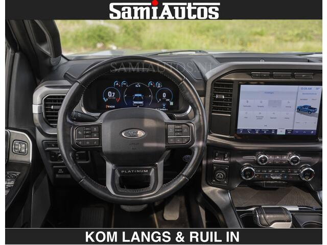 Ford F-150 PLATINUM | MASSAGE | PANO | GROOTSCHERM | COMFORT STOELEN | ADAPTIVE CRUISE | DC | DUBBELE CABINE | FACELIFT MODEL | GROOT SCHERM | 5 PERSOONS | DC | DASH CAM | MASSAGE | | De specialist in Amerikaanse pick-ups in Nederland en Europa.