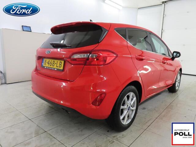 Ford FIESTA 125pk EcoB Titanium Automaat Navi Climat Cruise Privacy Glass Dealeronderhouden NL-Auto