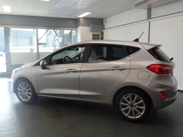 Ford FIESTA 1.0 EcoBoost Titanium 5drs, Dealer onderhouden, Clima controle, Cruise controle, Navigatie, Elek ramen, Led verlichting, Lm velgen 16'', Uniek 49.000km, Nederlandse auto!! Bovag afleverpakket 695,-