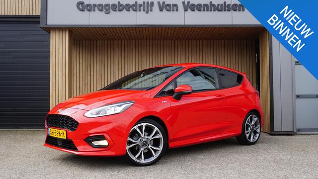 Ford FIESTA 1.0 126pk EcoBoost ST-Line 3Drs Leder/Alcantara 18inch LM LED *Race Red * NL auto! 123484km!