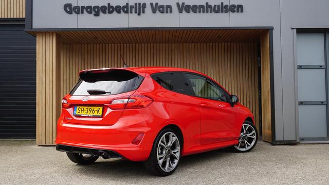 Ford FIESTA 1.0 126pk EcoBoost ST-Line 3Drs Leder/Alcantara 18inch LM LED *Race Red * NL auto! 123484km!