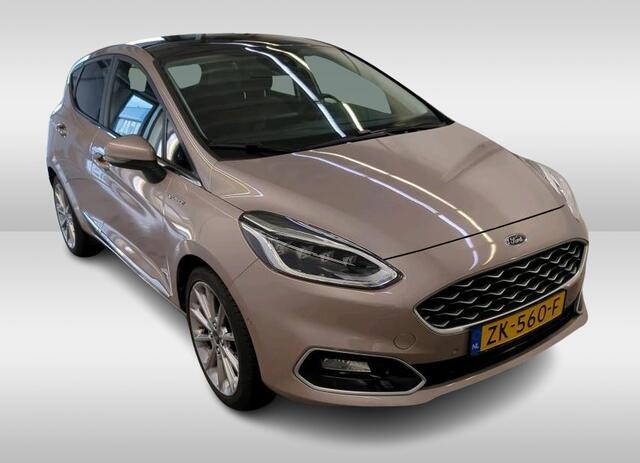 Ford FIESTA 1.0 101PK Automaat Vignale 5drs / Panoramadak / Leder / Airco-ecc./ Pdc.+Camera / Stoel-Stuurverwarming / Navigatie /