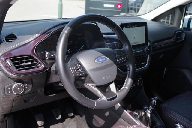 Ford FIESTA 1.0 EcoBoost 125 PK Vignale, Panoramadak, Keyless, Leder, B&O Sound, Adap. Cruise Control, Camera, Carplay
