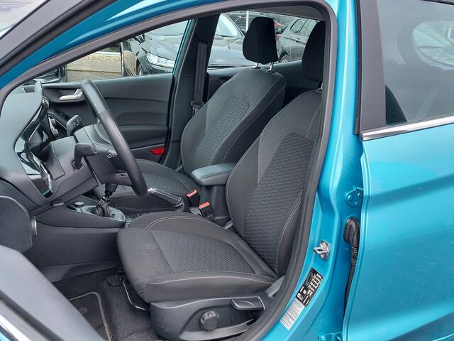 Ford FIESTA 1.0 EcoBoost 125pk Hybrid Titanium 5-Deurs | Apple Carplay+Android Auto | Clima | Adap.Cruise | Pdc | Rijstrook+Licht+Regensensor | Stoel+Stuurwielverwarming | Voorruitverwarming