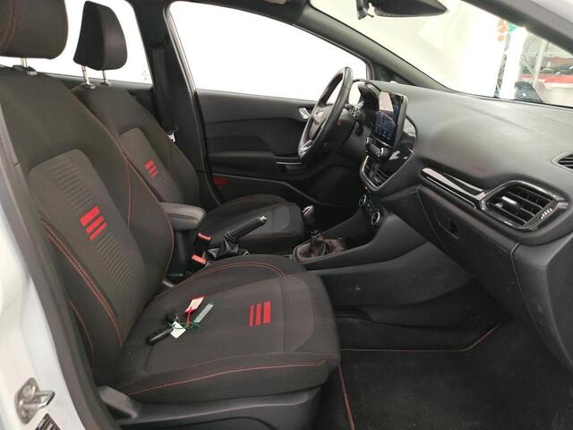 Ford FIESTA 1.0 Hybrid ST-Line 1e Eigenaar | Volledig Onderh | NL-Auto | BTW | Donkere Hemel | Keyless | Cruise | Carplay | Full Led | DAB | PDC | Start/Stop | Hill-Hold