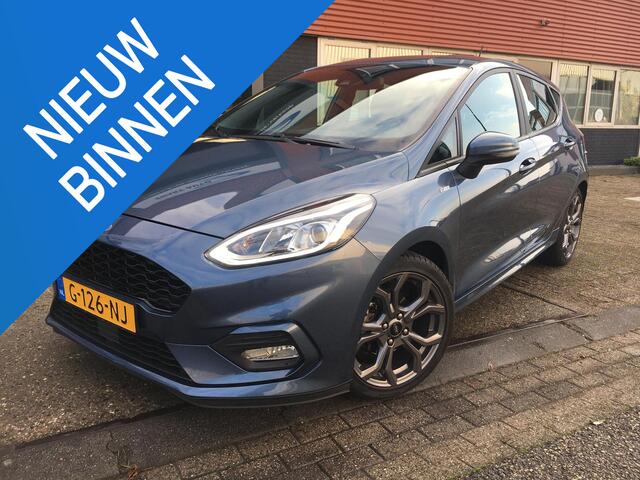 Ford FIESTA 1.0 EcoBoost ST-Line Climate Controle | Cruise Controle | Navigatie | Parkeer sensoren achter | Radio/DAB en Car Apple play | 17 Inch Velgen met all-season banden | ST Achter Spoiler | Voorruit verwarming | NAP | Nederlandse auto |