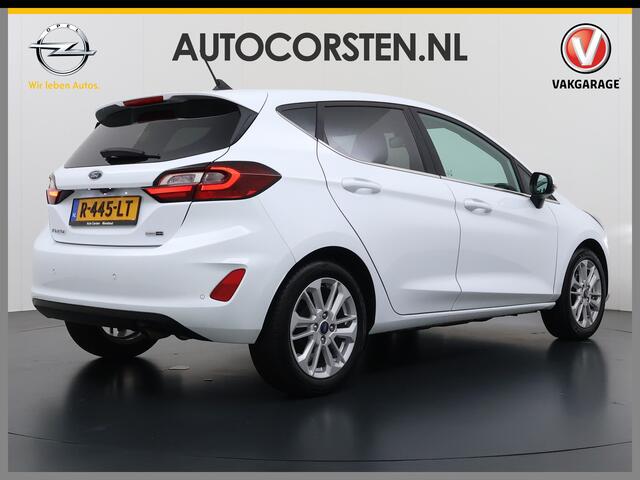 Ford FIESTA T 125PK Hybrid Titanium X Apple Carplay Android Auto Navi Bordherkenning Camera Ecc Cruise Control Pdc Lmv Privacy Glas Led Ford Sync 3 Keyless Bluetooth DAB+ 1e Eigenaar Origineel Nederlandse Auto ¤ 26000 nieuw!