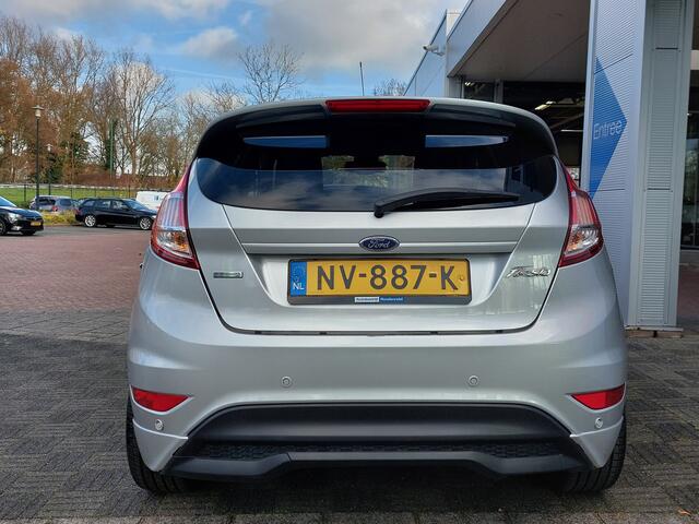Ford FIESTA 1.0 EcoBoost 101pk ST-Line 5-Deurs | Origineel NL | Navi | Clima | Cruise | Bluetooth Carkit+Streaming | Licht+Regensensor | Pdc+Achteruitrijcamera | Privacy Glass | Mistlampen | 17''lm