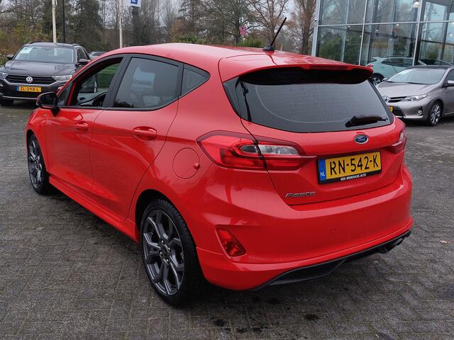Ford FIESTA 1.0 EcoBoost 101pk ST-Line 5-Deurs | Navi | Apple Carplay+Android Auto | Clima | Cruise | Rijstrook+Lichtsensor | Pdc | Mistlampen | Privacy Glass | 17''lm
