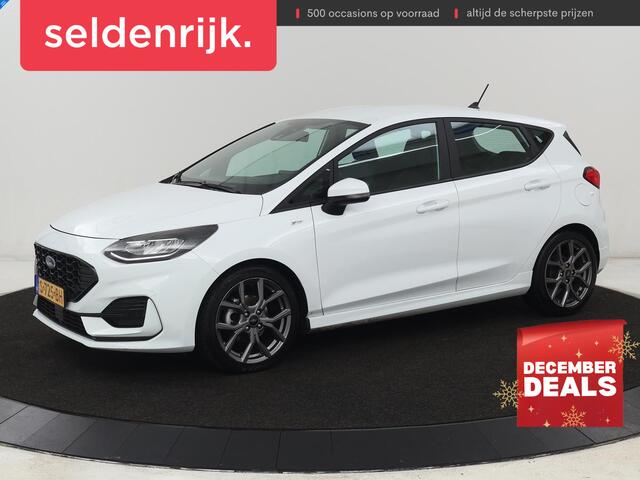 Ford FIESTA 1.0 EcoBoost Hybrid ST-Line | Leder | Navigatie | Carplay | Full LED | Climate control | Parkeerhulp | Cruise control | Bluetooth
