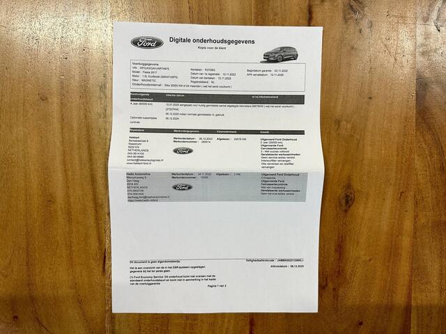 Ford FIESTA 1.0 EcoBoost Hybrid *125PK* Apple Carplay / Cruise Control / LED / PDC / DAB / Org.NL!