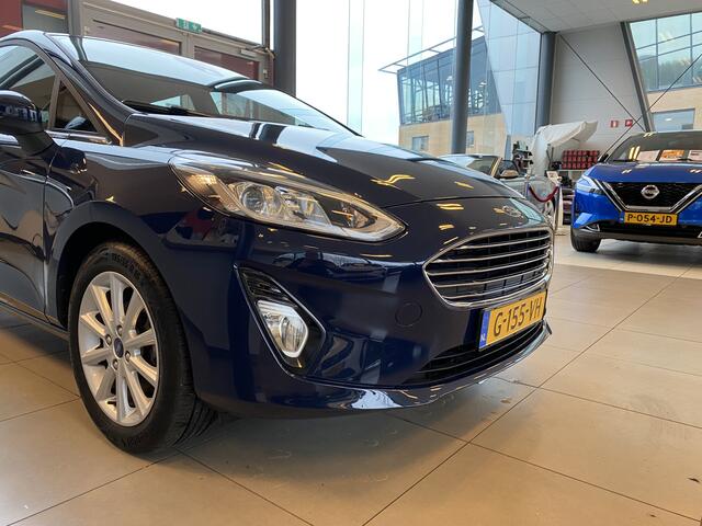 Ford FIESTA 1.0 EcoBoost Titanium,Apple Carplay/Android Auto,Climate&Cruisecontrol,Spraakbediening,Parkeerassistent,Lane Assist,DAB+,Elektrischpakket,Parkeersesnsoren,16 Inch Lmv