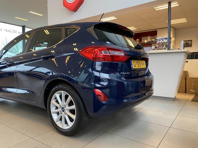 Ford FIESTA 1.0 EcoBoost Titanium,Apple Carplay/Android Auto,Climate&Cruisecontrol,Spraakbediening,Parkeerassistent,Lane Assist,DAB+,Elektrischpakket,Parkeersesnsoren,16 Inch Lmv