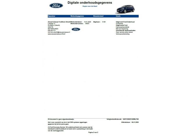 Ford FIESTA 1.0 EcoBoost Titanium, Lichtm,
