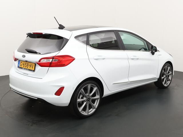 Ford FIESTA 125PK EcoBoost Vignale | Adapt. Cruise | Winterpack| Pano dak | Leder | B&O | Dode hoek detectie |