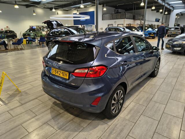Ford FIESTA EcoBoost Hybrid 125 pk Titanium | Apple Carplay | Clima | Cruise | Parkeersens. | LED | Isofix | Zeer zuinig