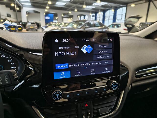 Ford FIESTA EcoBoost Hybrid 125 pk Titanium | Apple Carplay | Clima | Cruise | Parkeersens. | LED | Isofix | Zeer zuinig