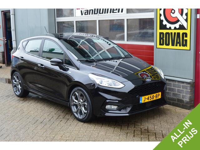 Ford FIESTA 1.0 EcoBoost ST-Line O.a: Pdc, Clima, Navi, Afn. trekhaak, 17 Inch L.m., Carplay, Etc... Rijklaar! All-in prijs!