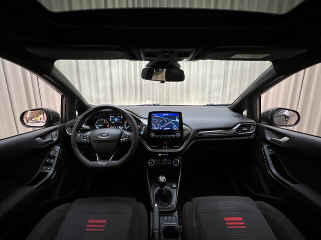 Ford FIESTA 1.0 EcoBoost Hybrid ST-Line *Panoramadak* Org.NL! / Carplay / LED / Navigatie / Cruise Control / 17'' LMV