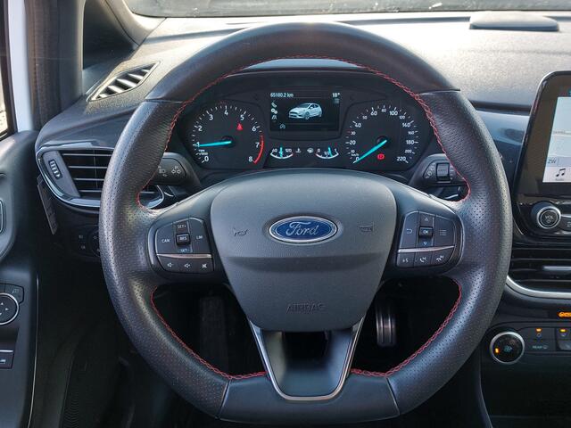 Ford FIESTA 1.0 EcoBoost 101pk ST-Line 5-Deurs | Origineel NL | Navi | Apple Carplay+Android Auto | Airco | Elek.Ramen+Spiegels | Stuurbekrachtiging | Mistlampen | 17''lm