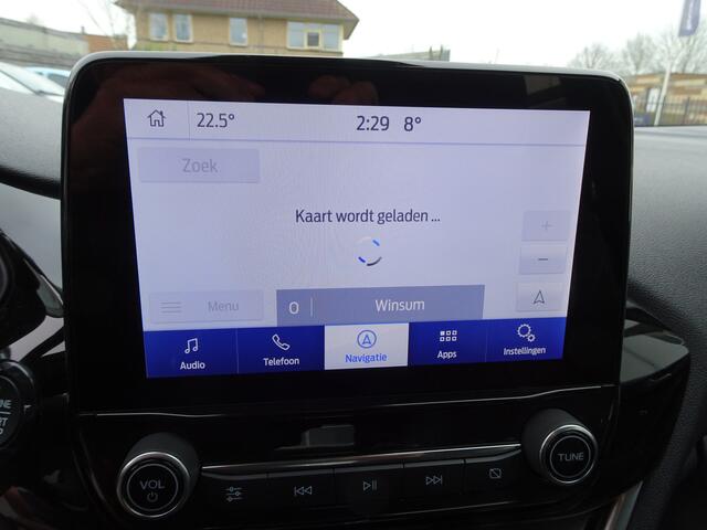 Ford FIESTA 1.0 EcoBoost Hybrid Titanium X Automatische airco, navigatie, parkeersensoren voor en achter, cruise controle, licht metalen velgen, 125 PK, mistlampen, apple carplay, android auto, enz.