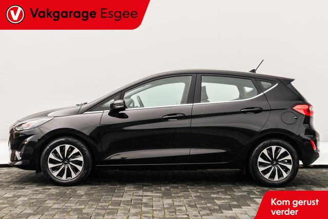 Ford FIESTA 1.0 124 PK EcoBoost Hybrid Titanium | Clima | PDC V/A | Sport stoelen | | Keyless | Cruise | Rijstrooksensor | Carplay/Android |