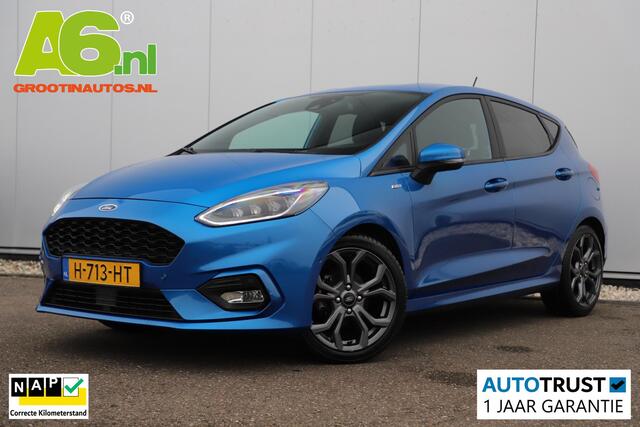 Ford FIESTA 1.0 EcoBoost ST-Line Full LED Navigatie Achteruitrijcamera Carplay Adaptive Cruise Climate Control 17 inch LMV