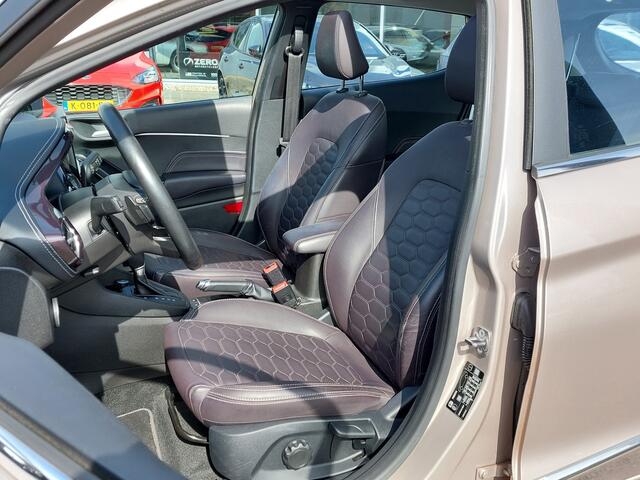 Ford FIESTA 1.0 EcoBoost 101pk Automaat Vignale 5-Deurs | Navi | Apple Carplay+Android Auto | B&O Sound | Clima | Adap.Cruise | Leder+Stoelverwarming | Panorama Schuifdak | Pdc V+A+Assist+Camera | 17''lm