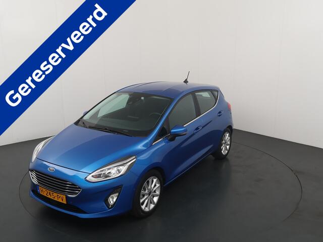 Ford FIESTA EcoBoost Titanium | AUTOMAAT | Trekhaak | Winter Pack | Camera | Adapt. Cruise | LED | 1e eig. | 100% dealeronderhouden |
