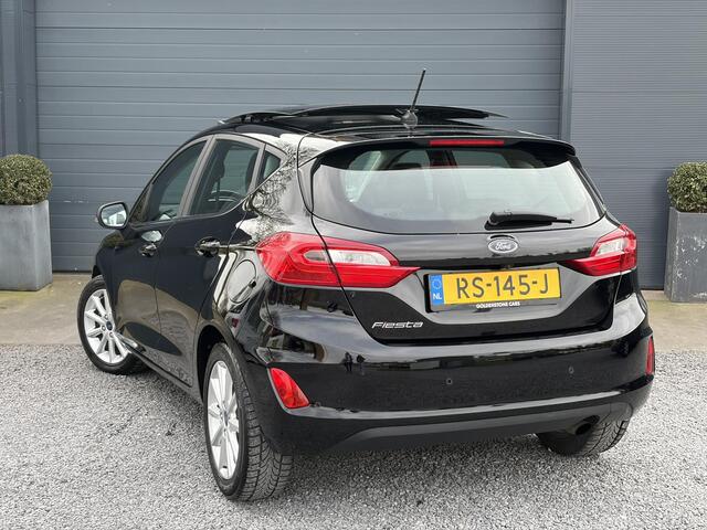 Ford FIESTA 1.0 EcoBoost Titanium 2e Eigenaar,Pano,Camera,Navi,PDC V+A,Carplay,Clima,Cruise,Dealer Onderhouden,6 Bak,N.A.P,102pk,Lm velgen,Apk tot 02-2027