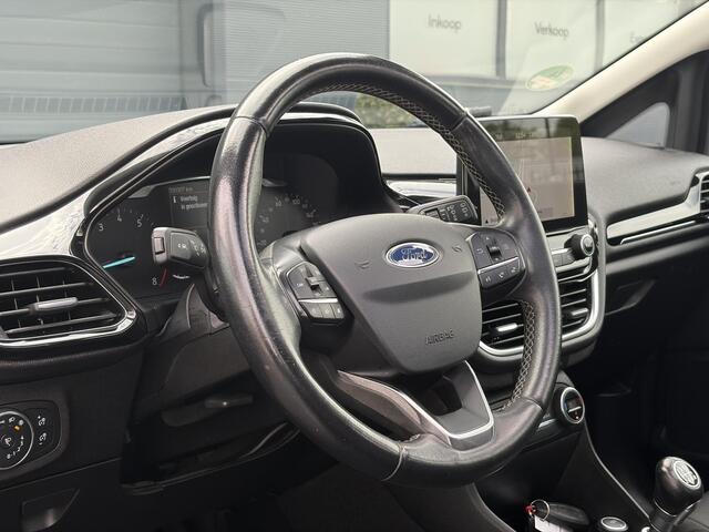 Ford FIESTA 1.0 EcoBoost Titanium 2e Eigenaar,Pano,Camera,Navi,PDC V+A,Carplay,Clima,Cruise,Dealer Onderhouden,6 Bak,N.A.P,102pk,Lm velgen,Apk tot 02-2027