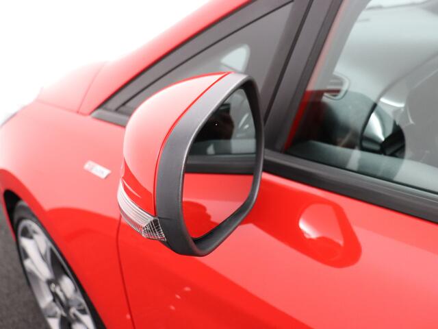 Ford FIESTA 1.0 EcoBoost ST-Line carplay, bluetooth, airco, cruise control, spoiler, bandenspanningscontrolesysteem, boordcomputer, brake assist system, hill hold functie, buitenspiegels elektrisch verstel- en verwarmbaar, e Super mooi rood, met alle functies erop di