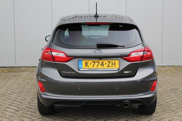 Ford FIESTA 1.0 EcoBoost Hybrid ST-Line X Luxe, sportieve en goed onderhouden Fiesta ! Autm. airco, Cruise control, Lane assist, 17" Lmv, Parkeersensoren Achter, Metallic lak, Navigatie by Apple/Android, LED verlichting etc