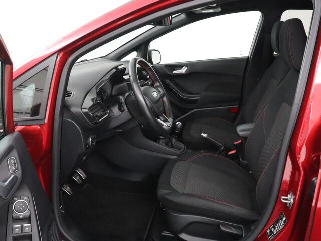 Ford FIESTA 1.0 EcoBoost ST-Line | 1e eigenaar | Panoramadak | Carplay | Climate control | Parkeerhulp | Cruise control | DAB | Bluetooth | Keyless start