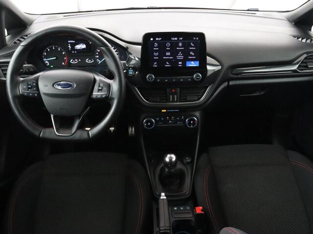 Ford FIESTA 1.0 EcoBoost ST-Line | 1e eigenaar | Panoramadak | Carplay | Climate control | Parkeerhulp | Cruise control | DAB | Bluetooth | Keyless start