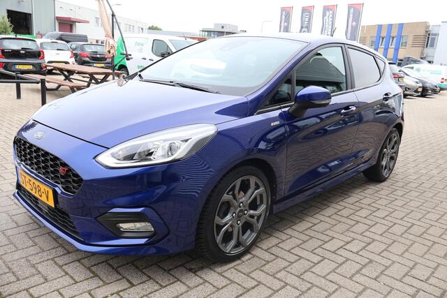Ford FIESTA 1.0 EcoBoost ST-Line Volledig Onderh | NAP | Navi | Carplay | Cruise | LED | Carbon Afwerking | DAB | PDC Achter