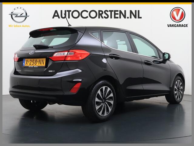 Ford FIESTA 1.0T 124PK Hybrid 5Drs Stuur+Stoel+Voorruitverwarming Navi* Ecc Apple Carplay/Android Auto Cruise Control Pdc Titanium Lmv DAB Bluetooth TCS Lane Assist Keyless Origineel Nederlandse Auto