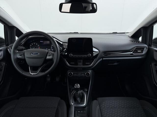 Ford FIESTA 1.0T 124PK Hybrid 5Drs Stuur+Stoel+Voorruitverwarming Navi* Ecc Apple Carplay/Android Auto Cruise Control Pdc Titanium Lmv DAB Bluetooth TCS Lane Assist Keyless Origineel Nederlandse Auto