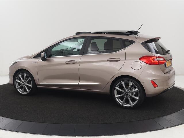 Ford FIESTA 1.0 EcoBoost Vignale | Panoramadak | Carplay | Lederen bekleding | Camera | Adaptive Cruise | Navigatie | Stoel & stuurverwarming | LM | B&O Geluidsinstallatie | DAB