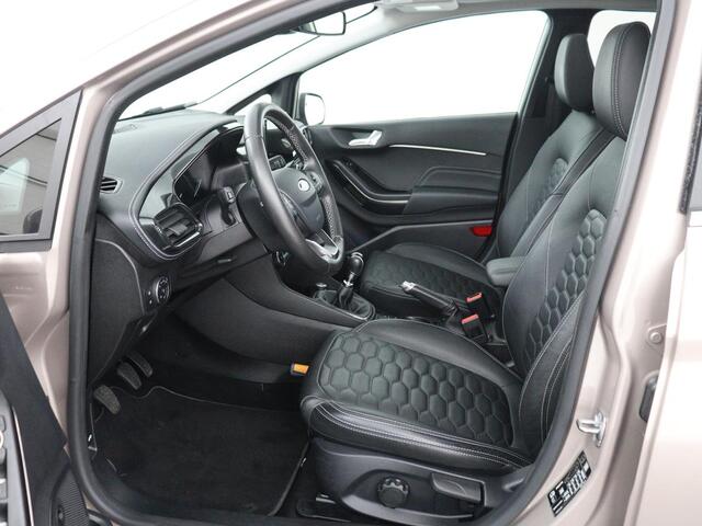 Ford FIESTA 1.0 EcoBoost Vignale | Panoramadak | Carplay | Lederen bekleding | Camera | Adaptive Cruise | Navigatie | Stoel & stuurverwarming | LM | B&O Geluidsinstallatie | DAB