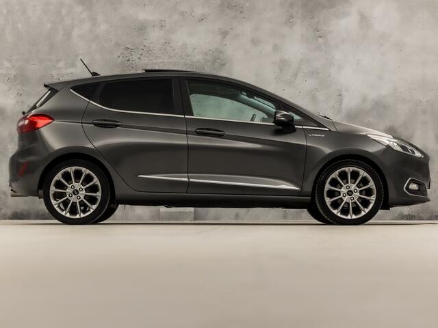 Ford FIESTA 1.0 EcoBoost Vignale (PANORAMADAK, APPLE CARPLAY, CAMERA, LEDER, STOELVERWARMING, SPORTSTOELEN, GETINT GLAS, KEYLESS, NIEUWSTAAT)