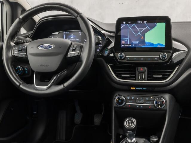 Ford FIESTA 1.0 EcoBoost Titanium (APPLE CARPLAY, GROOT NAVI, BANG&OLUFSEN, STUUR/STOELVERWARMING, CAMERA, SPORTSTOELEN, ADAPTIVE CRUISE, LM VELGEN, NIEUWSTAAT)