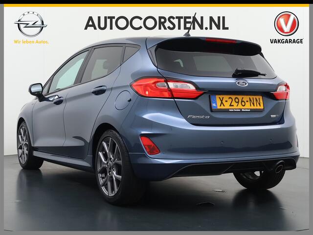 Ford FIESTA 1.0T 124PK Hybrid ST-Line Stoel+Stuur+Voorruitverwarming Apple Carplay/Android Auto Navi* Ecc Cruise Control Pdc Keyless DAB+ Bluetooth Lmv Lane Assist Isofix Regensensor 1e Eigenaar Origineel Nederlandse Auto