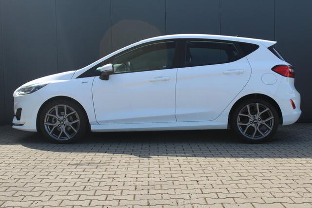 Ford FIESTA 1.0 EcoBoost Hybrid ST-Line | Incl. 12 maanden garantie | Cruise control | Apple carplay/Android auto | Climate control | Lane assist | DAB radio |